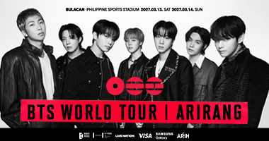 Tickets: BTS WORLD TOUR 'ARIRANG' IN BULACAN @ Philippine Sports Stadium |  13 Mar 2027 (Sat.) ~ 14 Mar 2027 (Sun.) | Ticketmaster PH