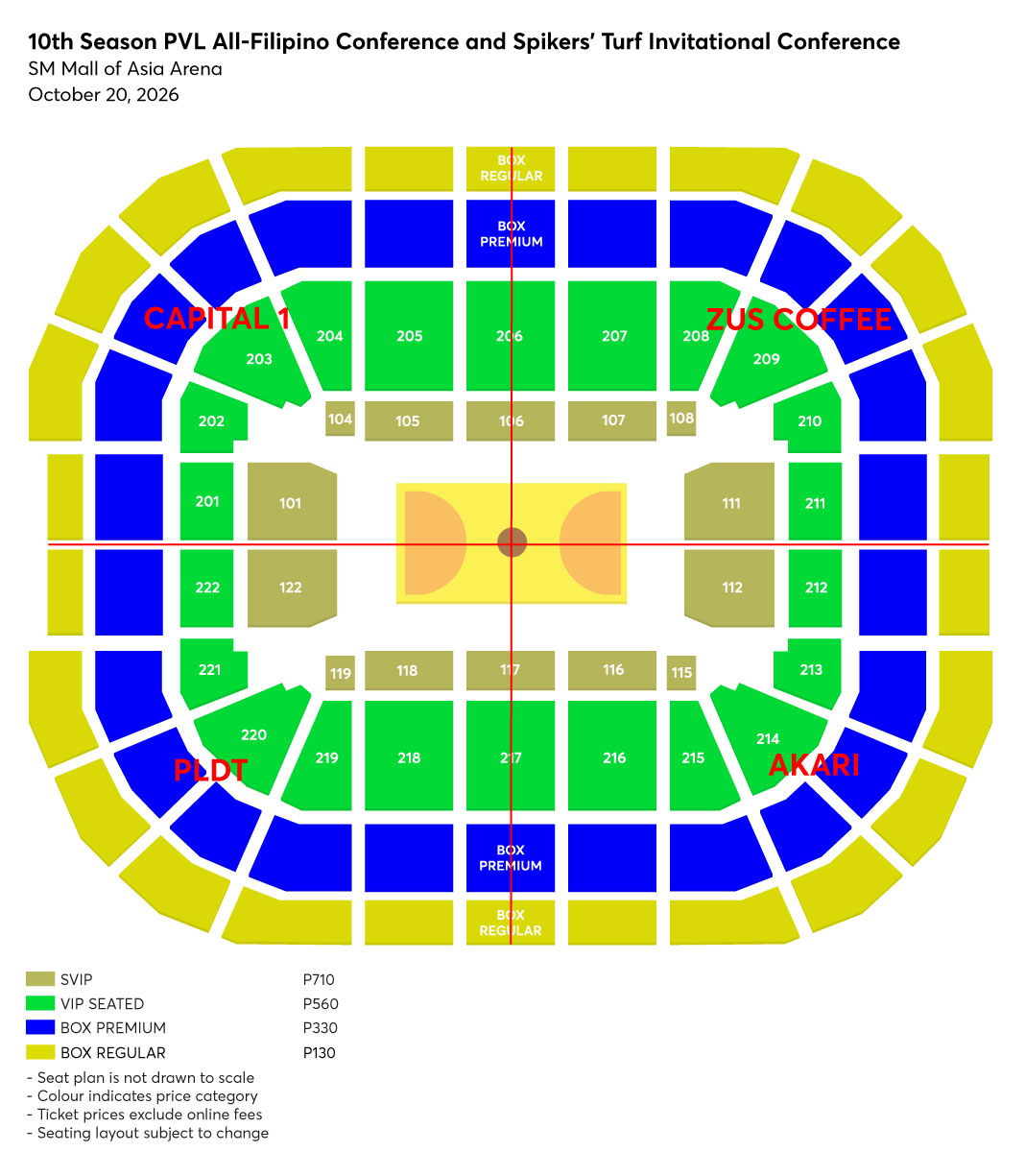Tickets: 10th Season PVL All-Filipino Conference and Spikers' Turf ...